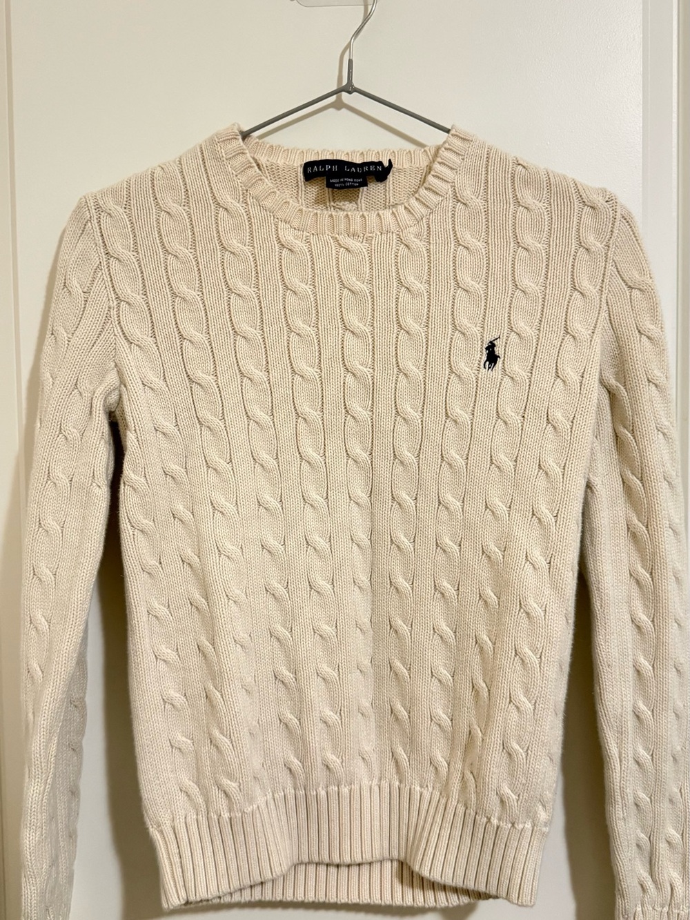 Ralph Lauren Women’s Cable Knit Sweater size M
